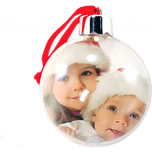 Шар елочный декоративный "11600", прозрачный