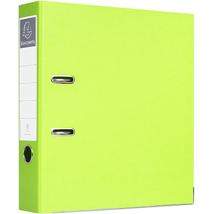 Папка-регистратор "Exacompta", A4, 70 мм, ламинированный картон, салатовый