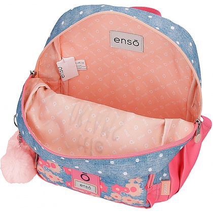 Рюкзак школьный Enso "Little dreams" S, голубой, розовый - 4