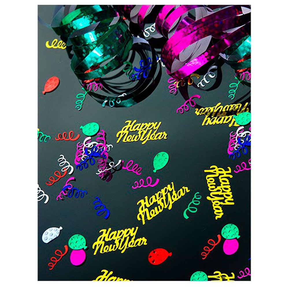 Конфетти "Happy New Year", золотистый - 2