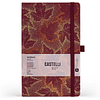 Блокнот "Foliage maple", А5, 96 листов, линейка, на резинке, красный - 2