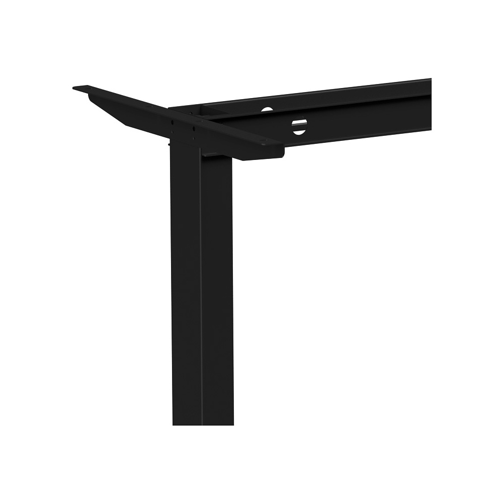 Стол с электроприводом WellDesk Basic 1300x675х18 черный/дуб денвер трюфель (9191456+9072454) - 4