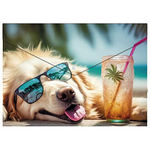 Папка-конверт на кнопке "Chillout dog", А5