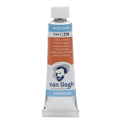 Краски акварельные "Van Gogh", 278 оранжевый пиррол, 10 мл, туба