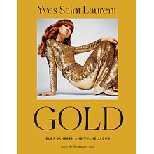 Книга на английском языке "Yves Saint Laurent. Gold: Fashion, Jewelry, Shoes, and Bags"