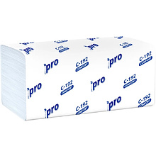 Полотенца бумажные  PROtissue V - сложение 200 листов, 2 слоя, 100% целлюлоза