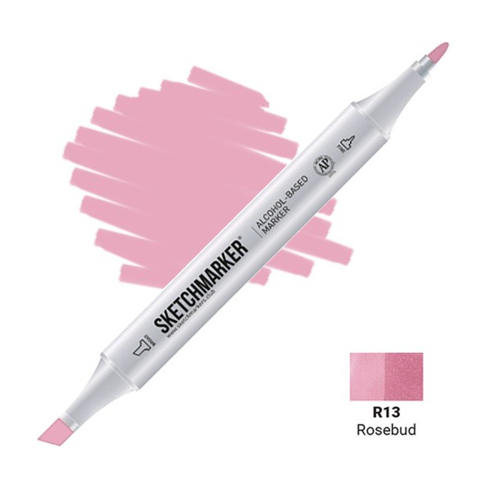 Маркер художественный "Sketchmarker", двухсторонний, R13 бутон розы