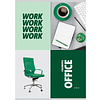 Тетрадь "Office", А4, 80 листов, клетка, ассорти - 2