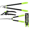 Набор садовых инструментов Deli "EDL580003", 3 предмета (кусторез, сучкорез, секатор), зеленый, черный  - 2