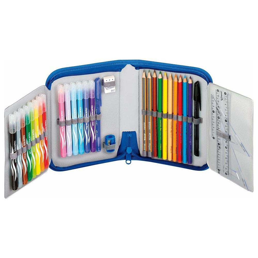 Пенал Maped "Karate", 1 отделение, с наполнением - 3