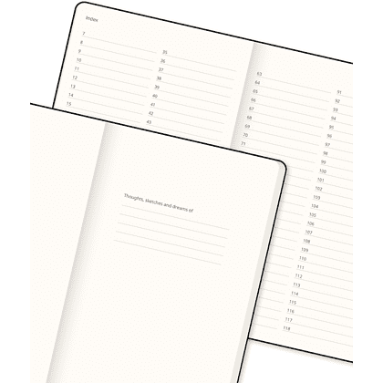 Блокнот "Stripes dusty pink", А5, 96 листов, линейка, розовый, голубой, срез разноцветный - 4