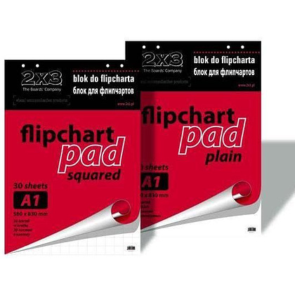 Блок для флипчарта, 58x83 см, 30 листов