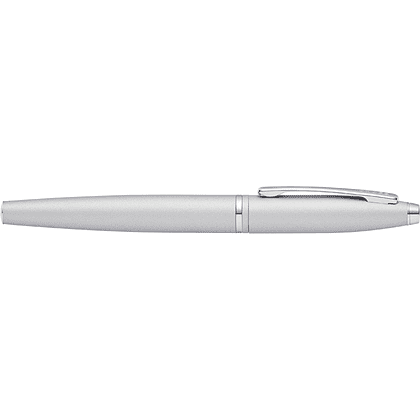 Ручка роллер "Calais Satin Chrome", 0.7 мм,матовый серебристый, черный, стерж. черный - 3