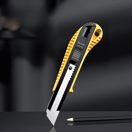 Нож строительный Deli YS EDL003B, 18 мм, универсальный, 24 шт./упак. - 5