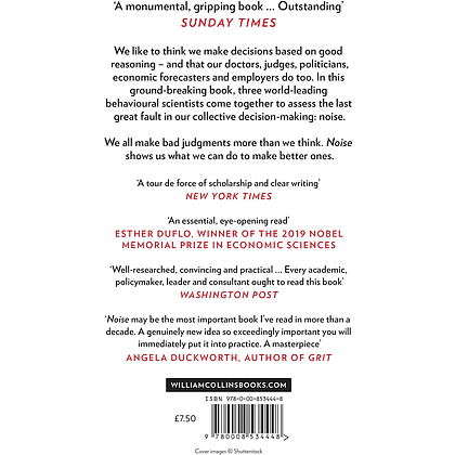 Книга на английском языке "Noise", Daniel Kahneman - 2