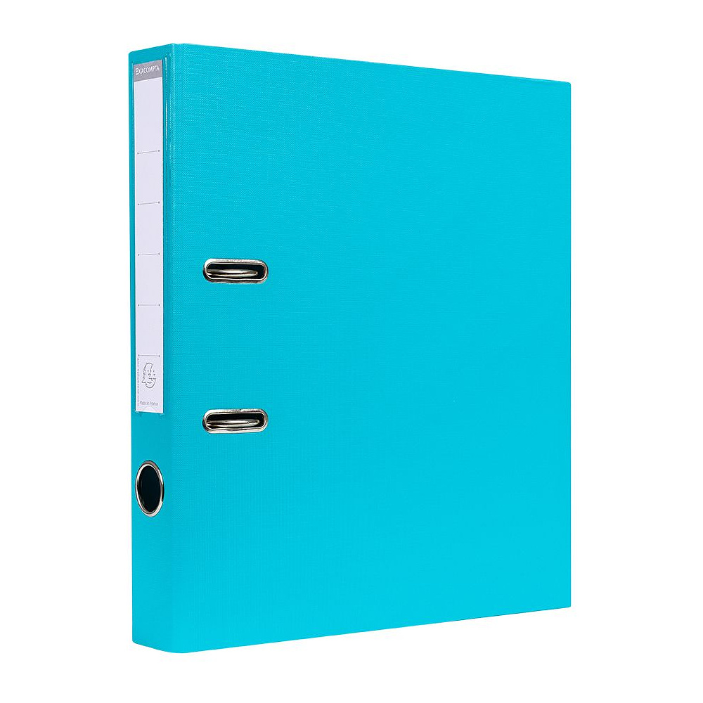 Папка-регистратор "Exacompta", A4, 50 мм, ПВХ, бирюзовый