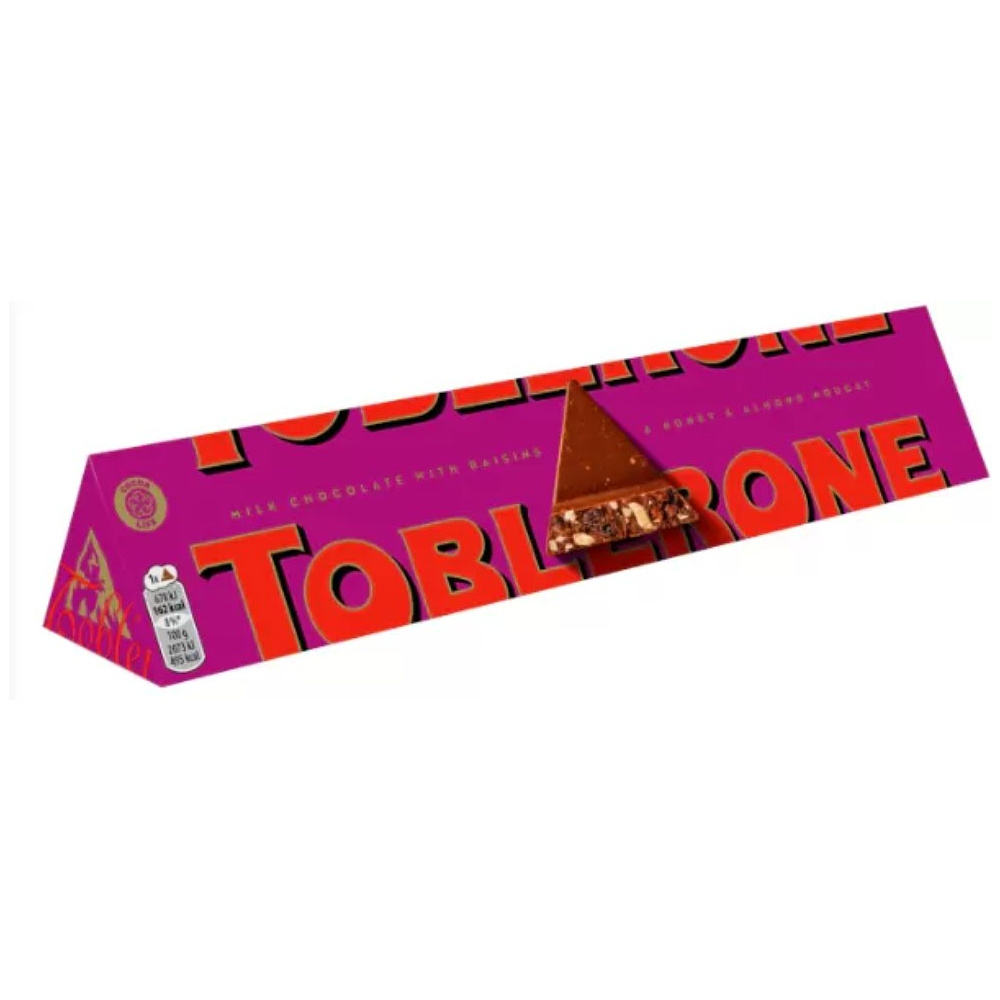 Шоколад молочный "Toblerone", 100 г, с медово-миндальной нугой
