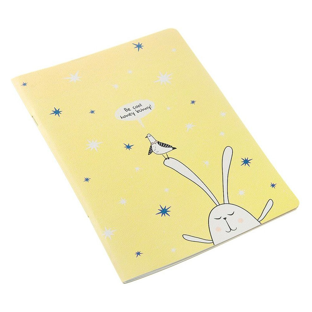 Тетрадь "Bunny желтый", А4, 40 листов, клетка, желтый - 2