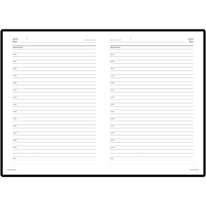 Ежедневник недатированный "Sidney Nebraska", A5+, 272 страницы, коричневый - 2