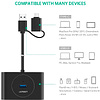 USB-хаб Ugreen "CR113 (40850)" - 4