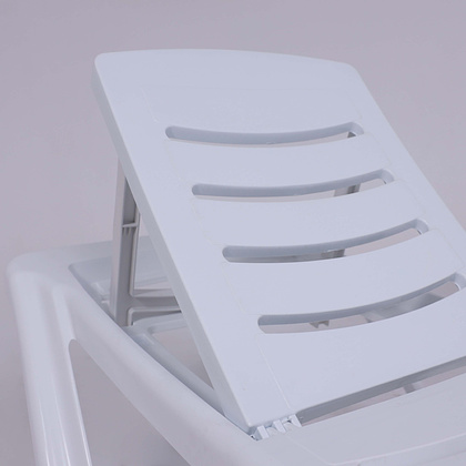 Шезлонг Элластик, пластик, белый - 5