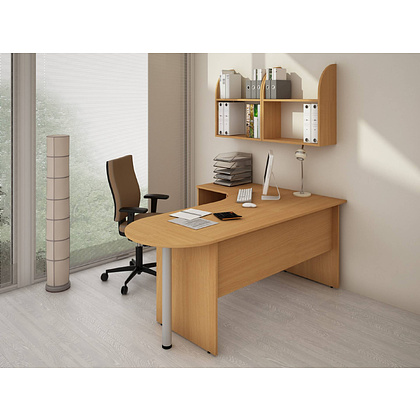 Коллекция Столица стол письменный угловой С-086/1 правый, 1500х1200/500х750 мм, дуб сонома - 2