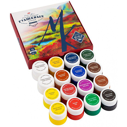 Набор гуаши "Мастер-класс", 16 цветов - 2