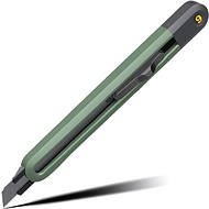 Нож строительный Deli HS EHT4009L, 9 мм, Soft Touch, зеленый