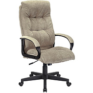 Кресло для руководителя Бюрократ CH-824 песочный Light-21, ткань, пластик
