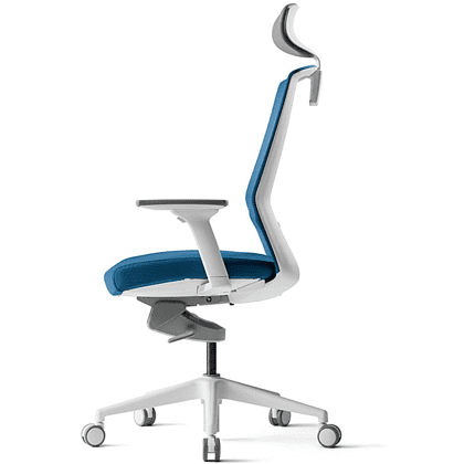 Кресло для руководителя BESTUHL "J1", сетка, ткань, пластик, голубой, -50% - 3