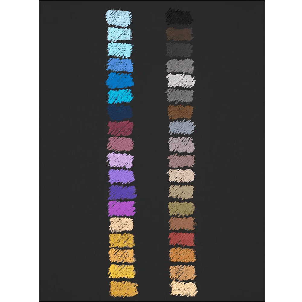 Пастель масляная "Малевичъ" профессиональная, 72 цвета - 12