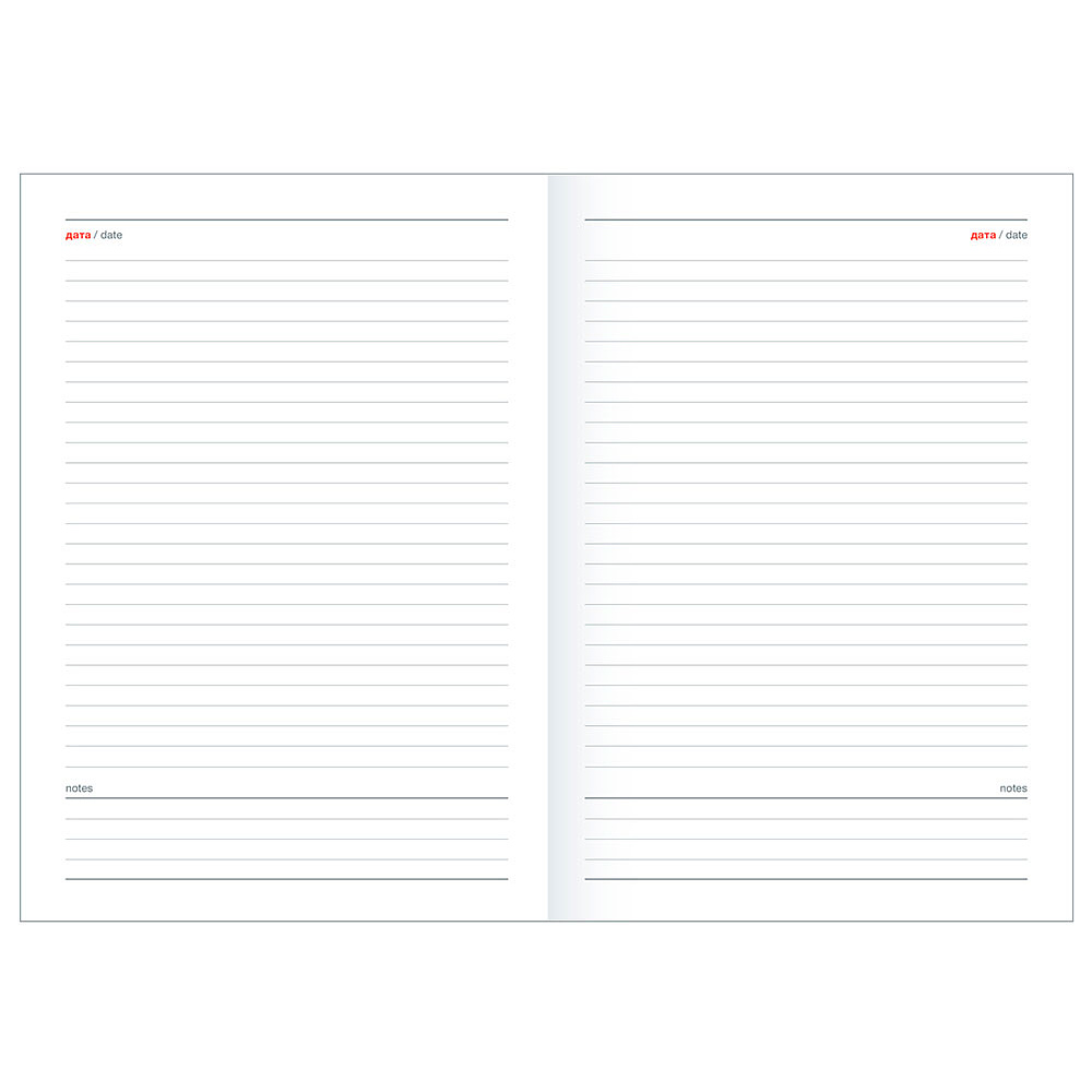 Ежедневник недатированный "Toronto", А5, 320 страниц, синий - 3