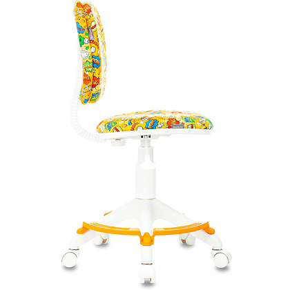 Кресло детское "Бюрократ CH-W204/F", пластик, оранжевый бэнг - 3