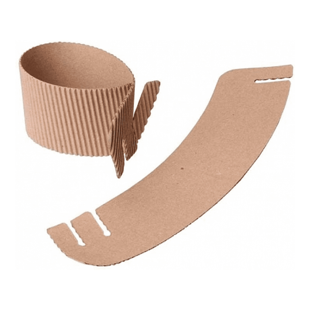 Манжета для стаканов универсальная, 2 слоя, 1000 шт/упак, бурый