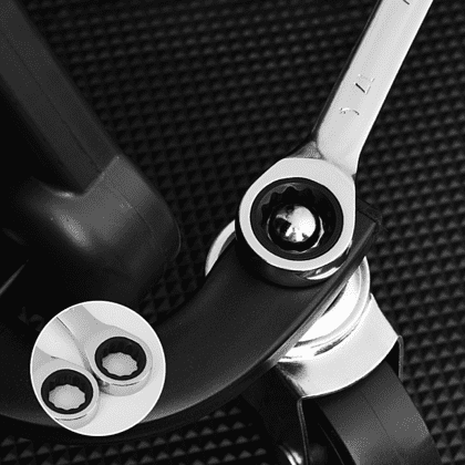 Ключ комбинированный Deli YS EDL34114, 14 мм, с трещоткой, 72 зуба - 2