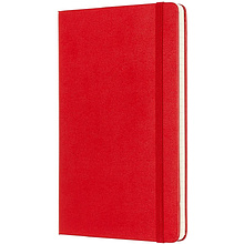 Блокнот "Classic Large", А5, 120 листов, линейка, красный