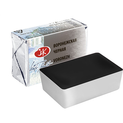 Краски акварельные "Белые ночи", 806 воронежская черная, кювета