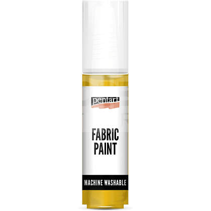 Краски для текстиля "Pentart Fabric paint", солнечно-желтый, банка