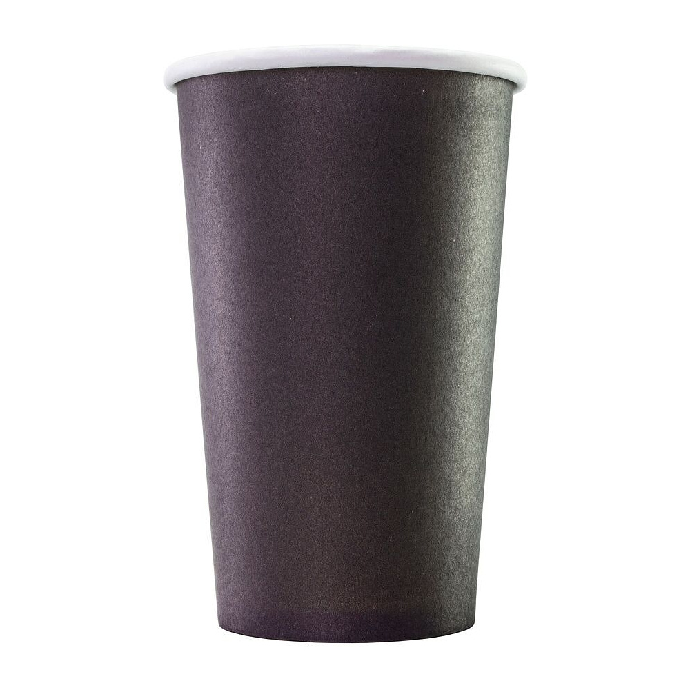 Стакан одноразовый, 50 шт, 400 мл, черный