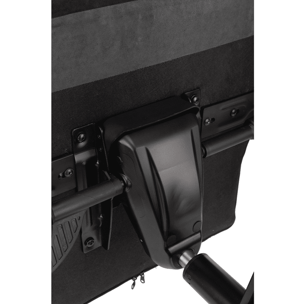 Кресло компьютерное Бюрократ A4Tech Bloody GC-680, искусственная замша, черный, серый, металл - 16