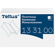 Полотенца бумажные Tellus Синглфолд Премиум, листовые, 2 слоя, 200 листов, H3
