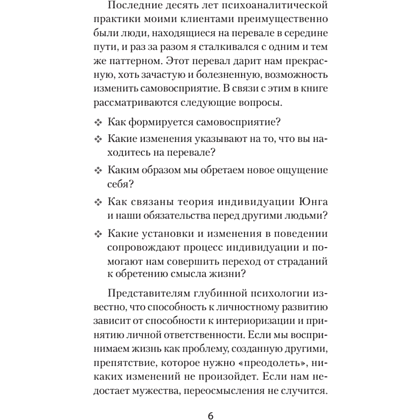 Книга "Перевал в середине пути. Как преодолеть кризис среднего возраста (#экопокет)", Джеймс Холлис - 6