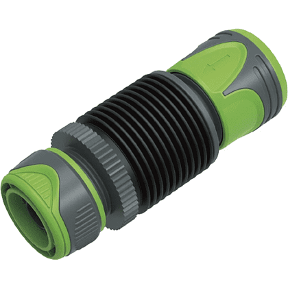 Коннектор Amigo Grande "79052", 3/4", пластик, черный, зеленый