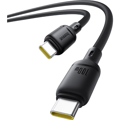 Кабель Baseus P10377704113-00, Type-C to Type-C, 100W, 1 м, Cluster Black - 2