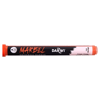 Маркер акриловый "Darwi.Marbel" 752, оранжевый - 2