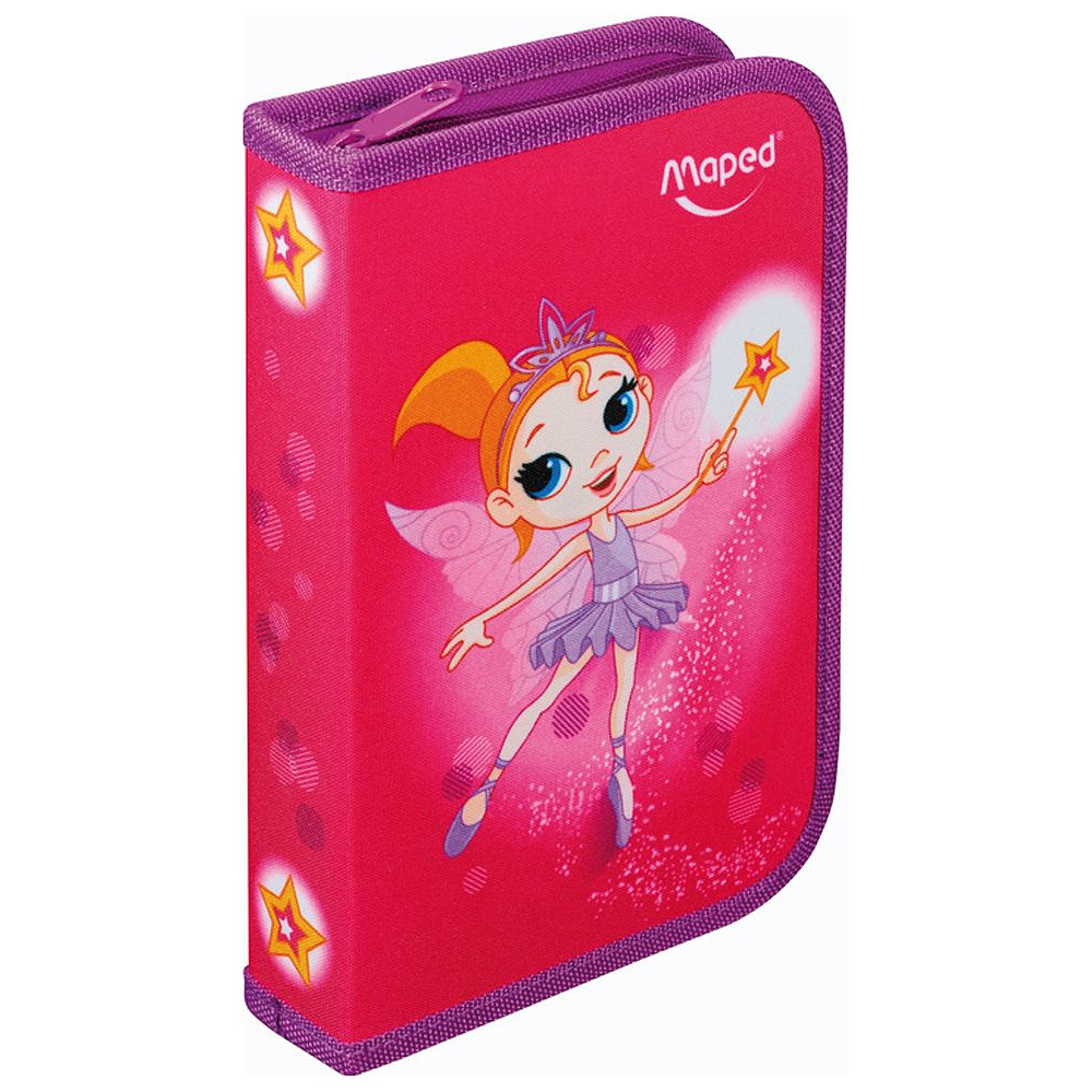 Пенал Maped "Fairy", 1 отделение, с наполнением - 2