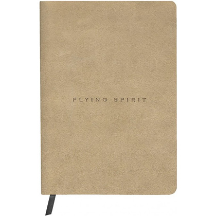 Блокнот "Flying Spirit", А5, 180 страниц, в линейку, бежевый