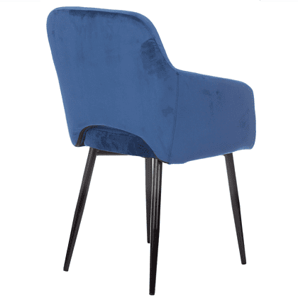 Кресло "Бюрократ CH-380F", ткань, сапфировый, каркас металл, корпус черный - 3