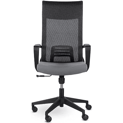 Кресло д/руководителя UTFC Рекорд М-878 ткань, серый, крестов. пластик - 2