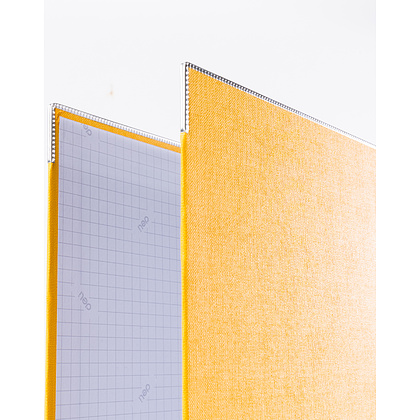 Папка-регистратор "Deli", А4, 75 мм, желтый - 5